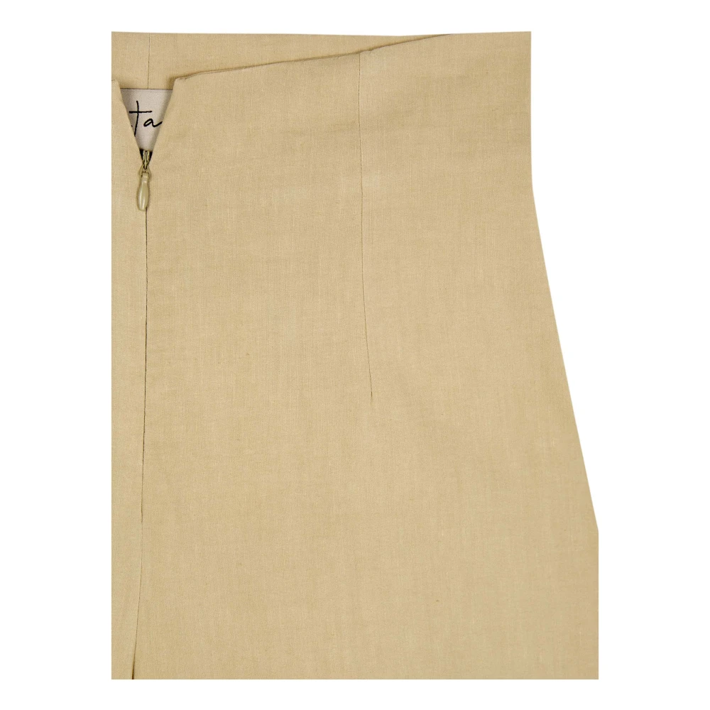Cortana Mota beige rechte broek Beige Dames