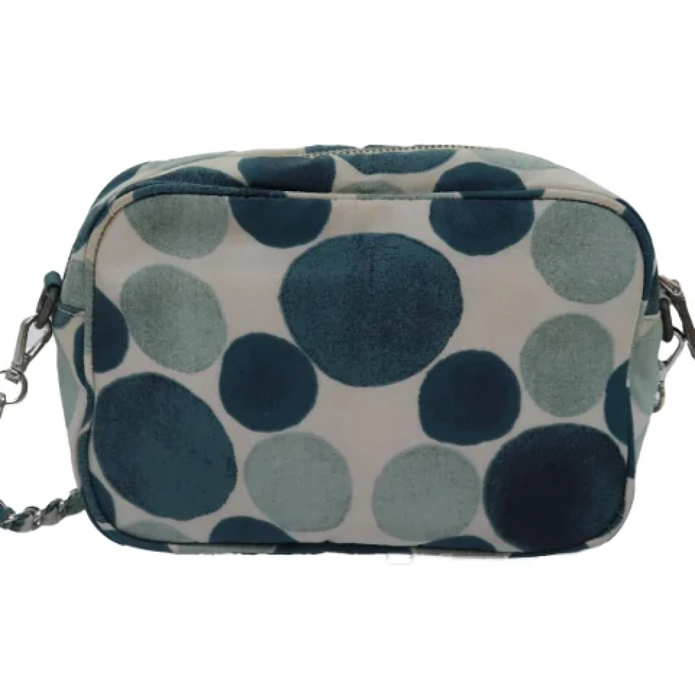 Prada Vintage Pre-owned Leather prada-bags Blue Dames