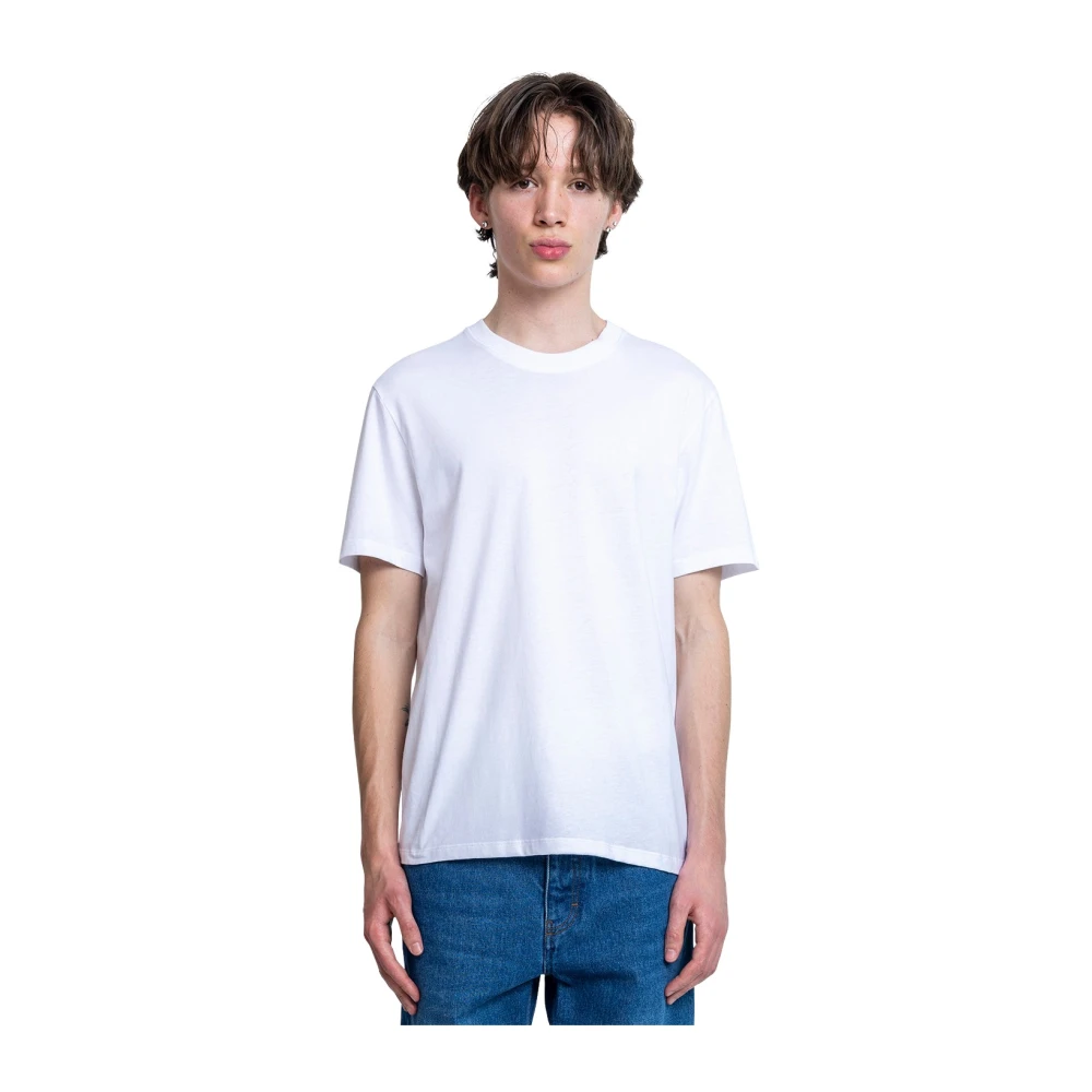 Ami Paris Hart T-shirt in wit White Heren