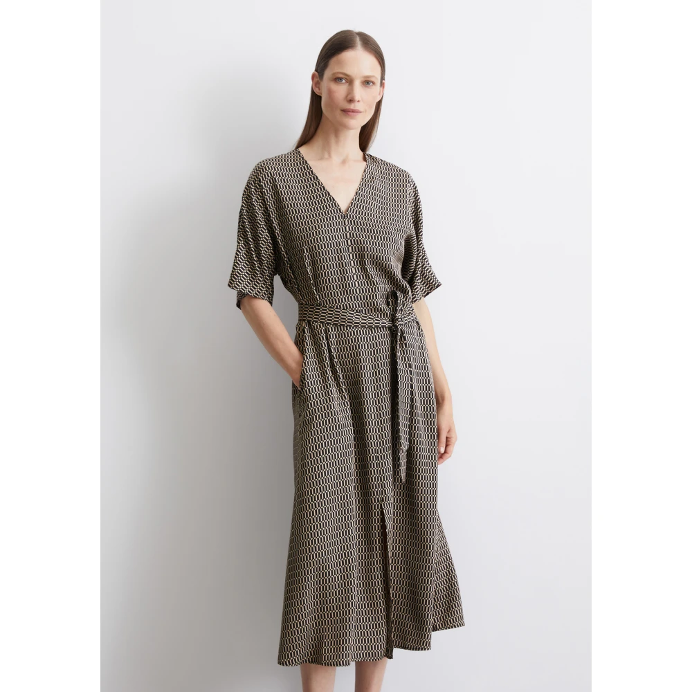 Marc O'Polo Midi jurk gevormd Brown Dames