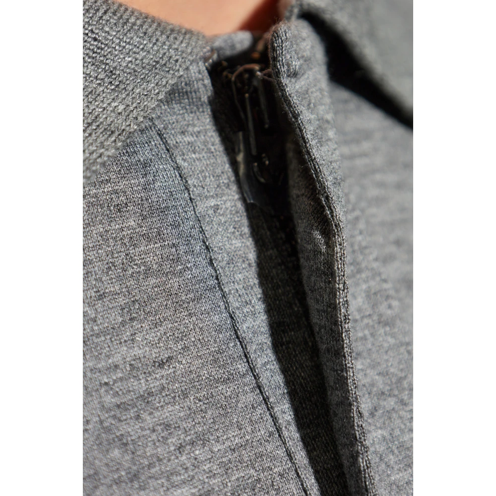 Emporio Armani Polo met logo Gray Heren