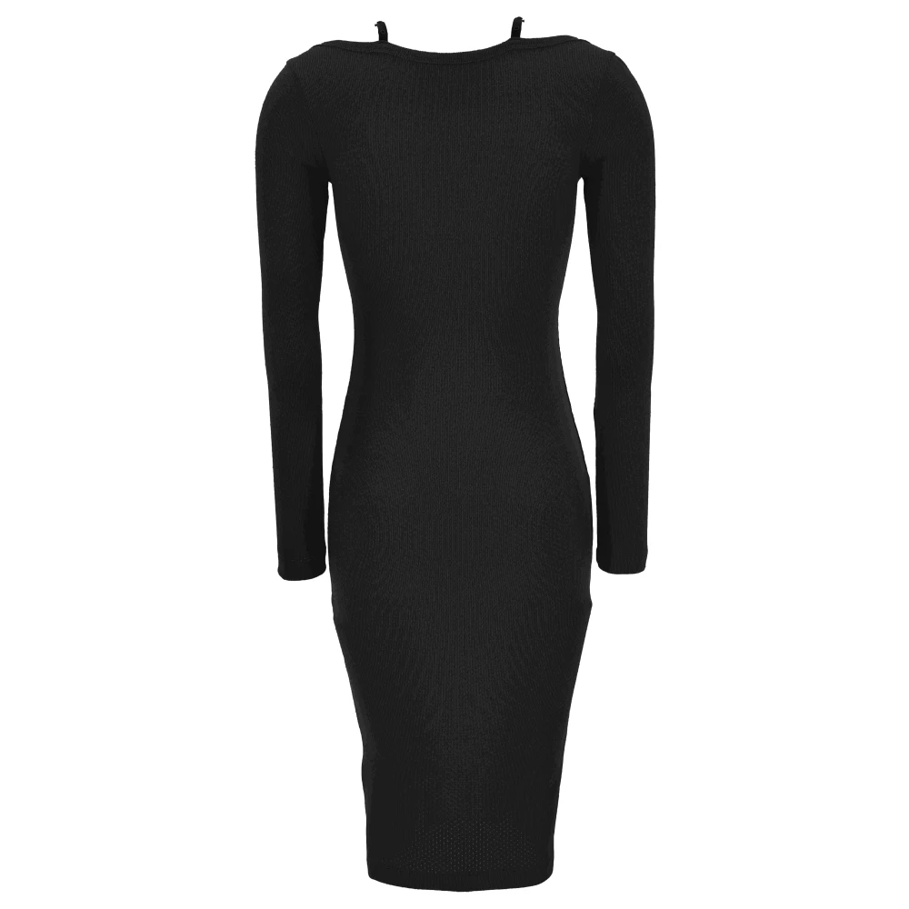 Versace Jeans Couture Jurken Black Dames