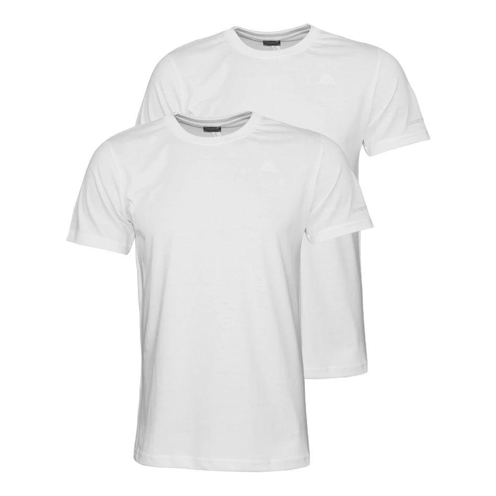 Kappa Tobias Shirts 2-Pack White Heren