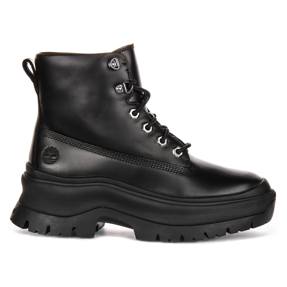 Timberland Women's Black Lace-Up Boots, 6 Uk, Lace Boot Roxie Lane