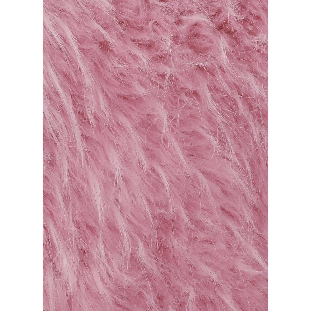 Msgm Roze Nepbont Clutch Tas Pink Dames