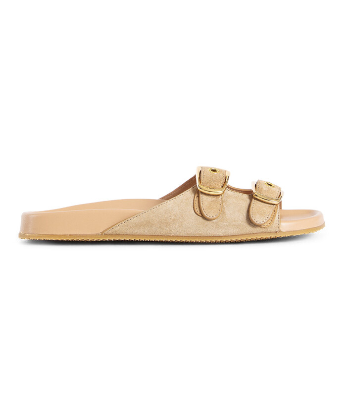 chaussures-beiges-en-daim-a-bout-carre-diagonal