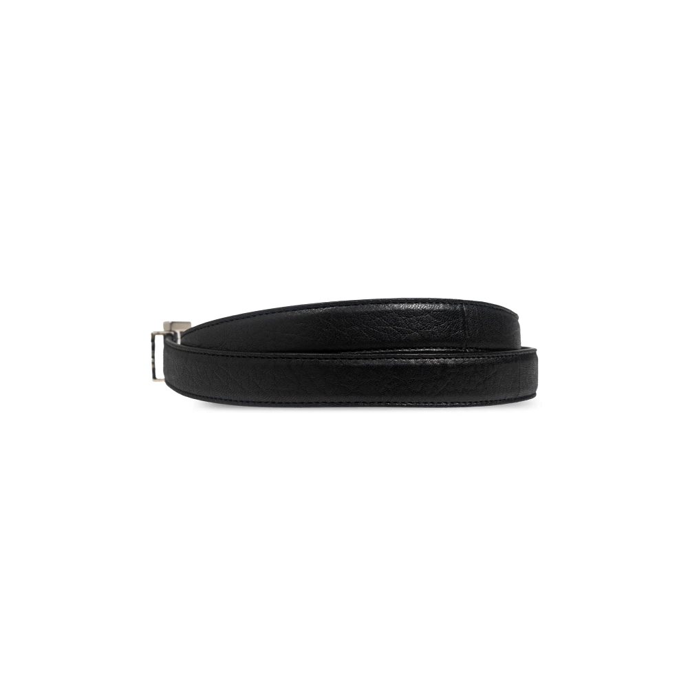 Saint Laurent Riem met logo Black Heren