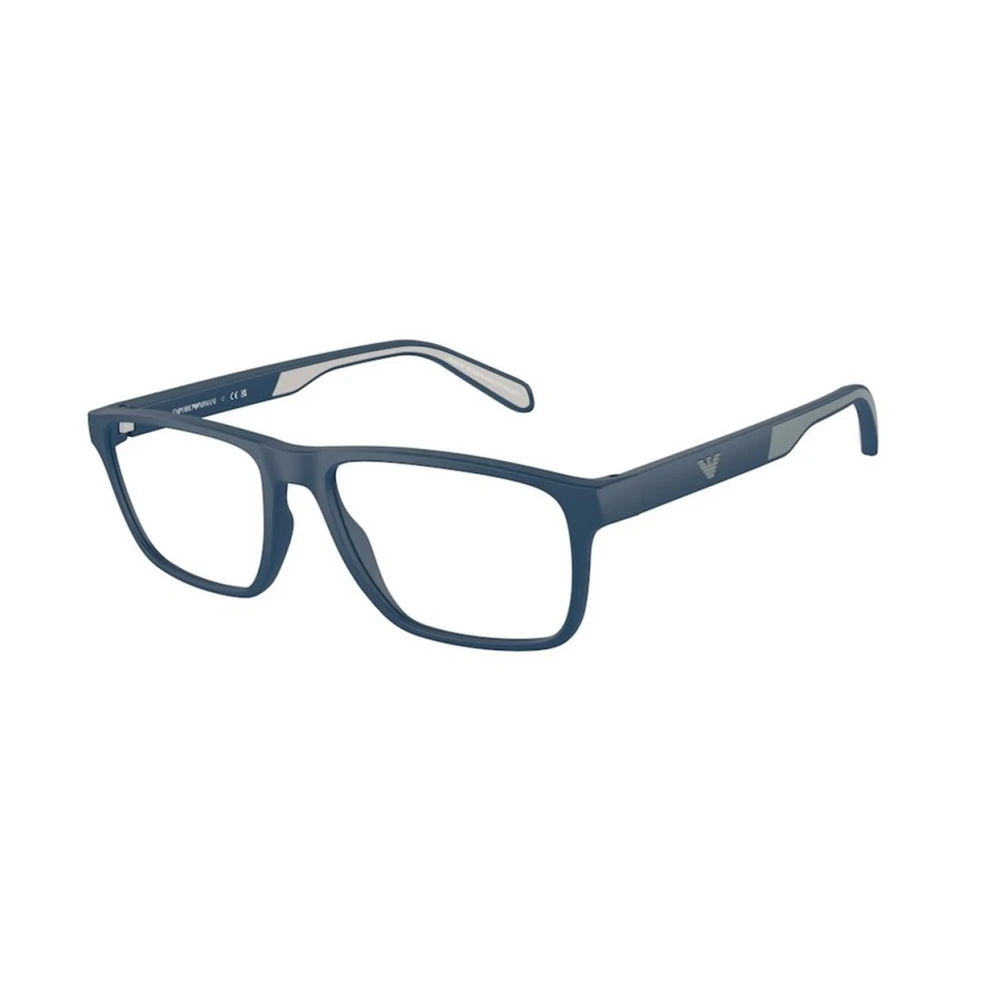 Emporio Armani Blauw Montuur Zonnebril Blue Unisex