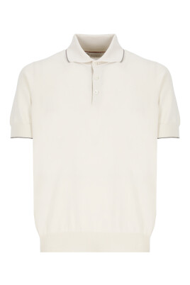 polo-en-coton-ivoire-pour-homme