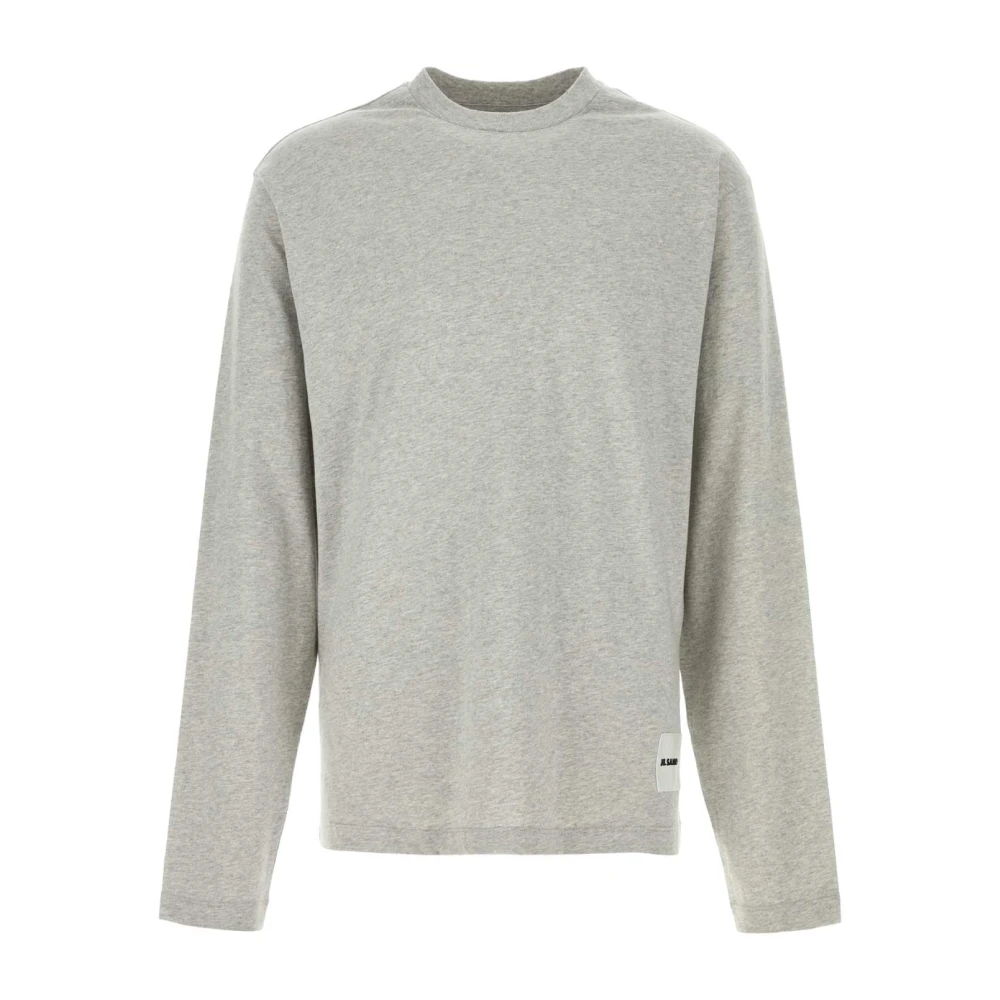 Jil Sander Men's Gray Long Sleeve T-Shirts, M, Long Sleeve T-Shirt - 3 Pack