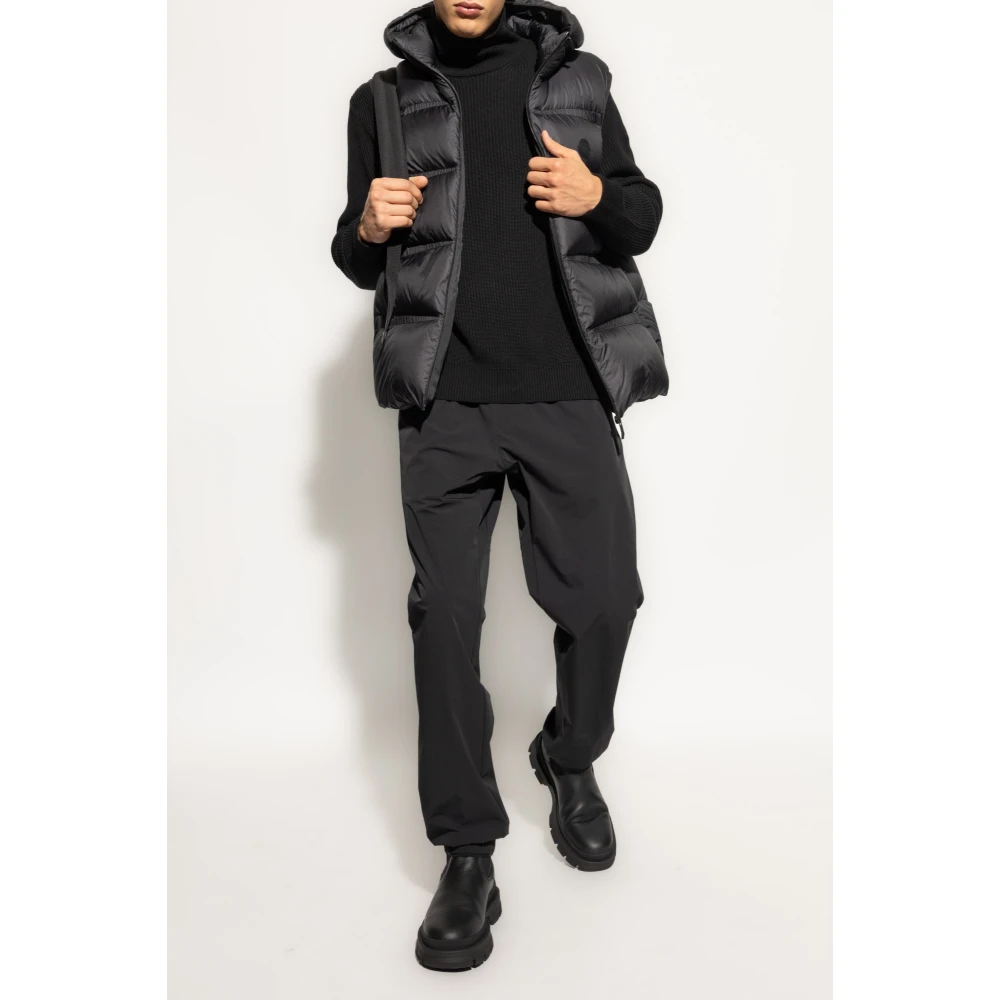 Moncler Nylon broek Black Heren