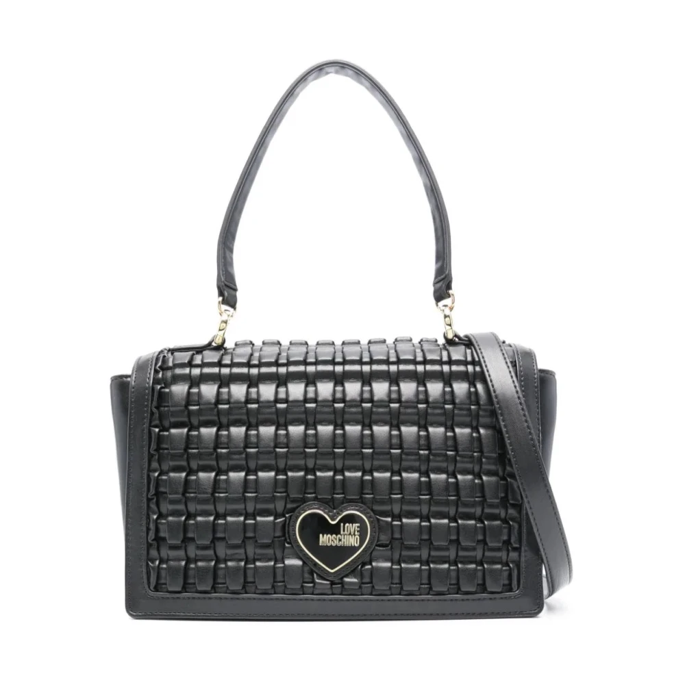 Love Moschino Women's Black Shoulder Bag - Shopping Bags - One Size - Bags