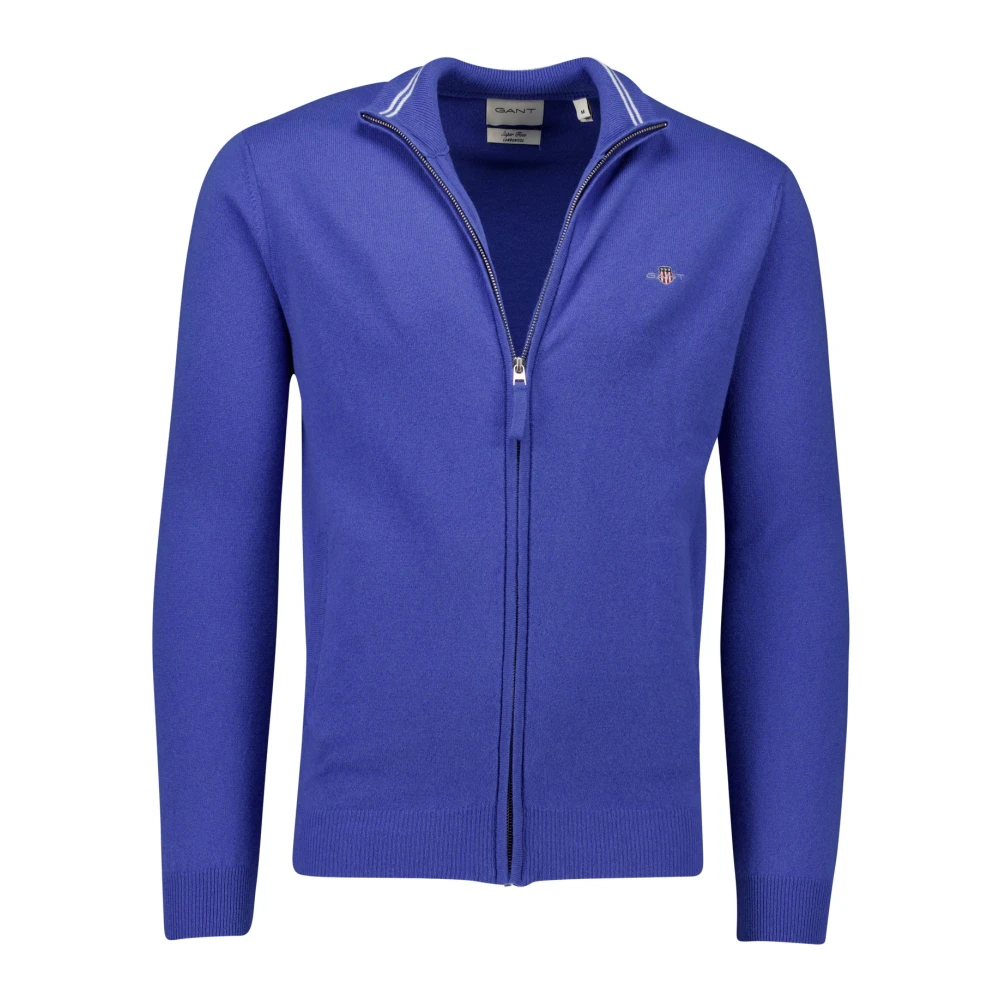 Gant Blauwe Vest voor Mannen Blue Heren