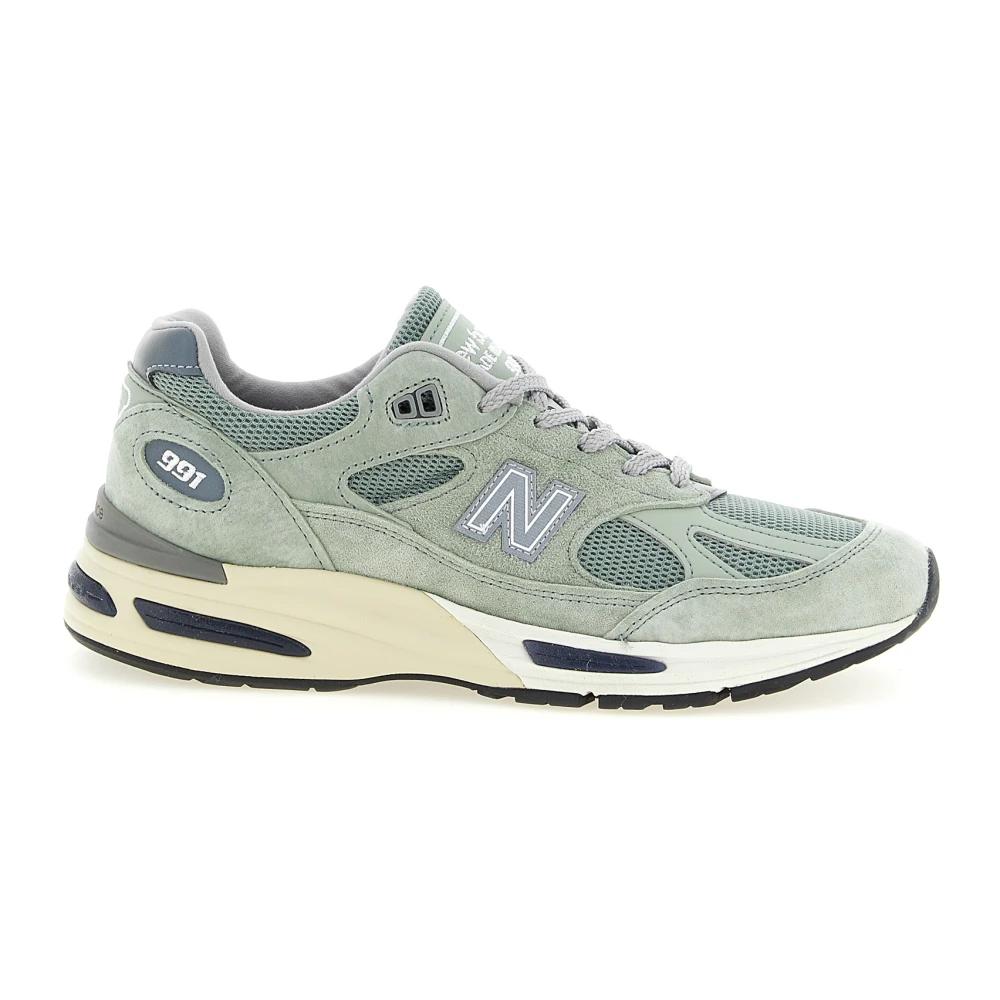 New Balance Running Shoes, Male, 10 Uk, Made In Uk 991V2 Trainers Green