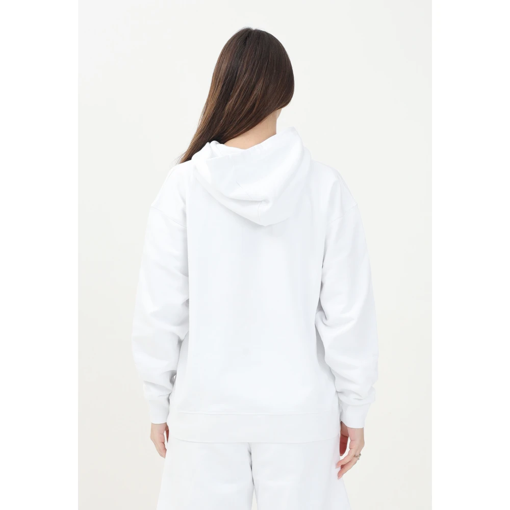 Dsquared2 Witte hoodie met logoprint White Dames