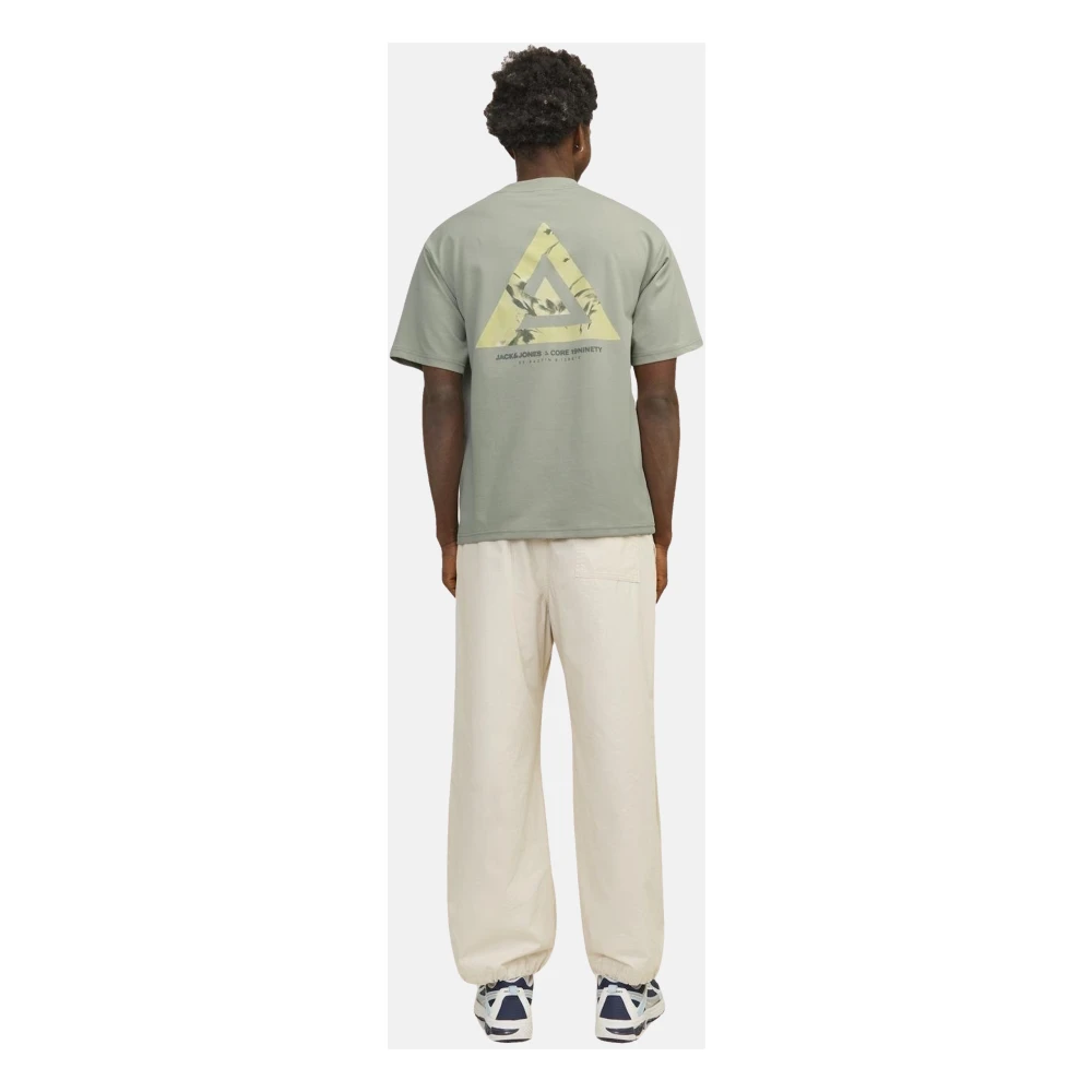 jack & jones Triangle Summer T-Shirt Gray Heren