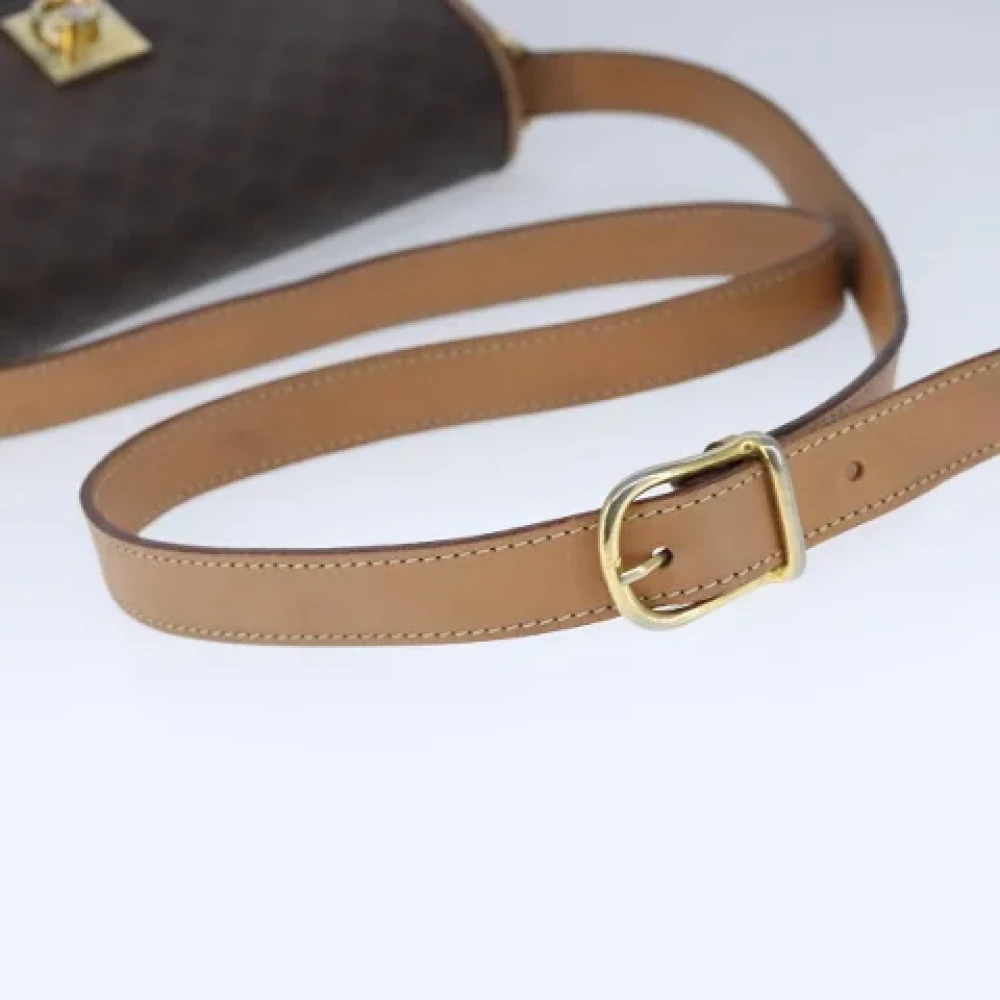 Celine Vintage Pre-owned Leather celine-bags Brown Dames