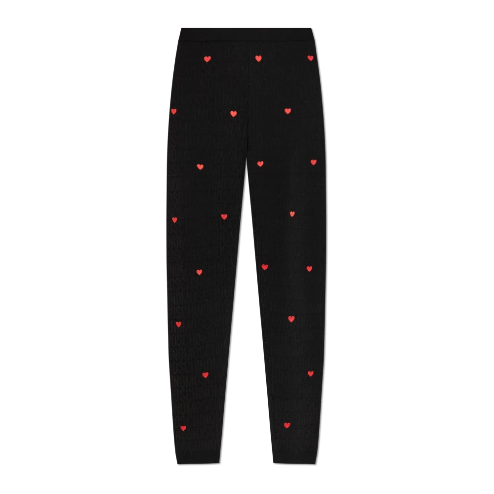 Moschino Ull leggings Black, Dam