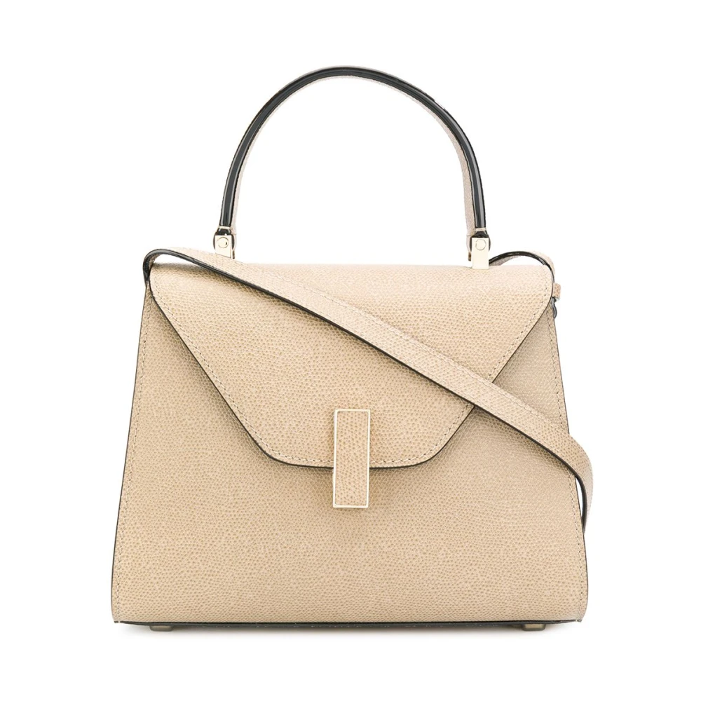 Valextra Mini Tas met Lingotto Sluiting Beige Dames