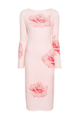 floral-print-plisse-dress