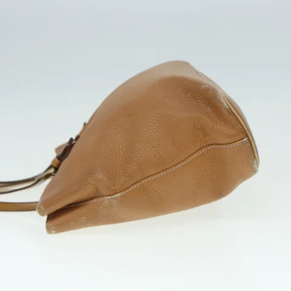 Burberry Vintage Pre-owned Leather handbags Brown Dames