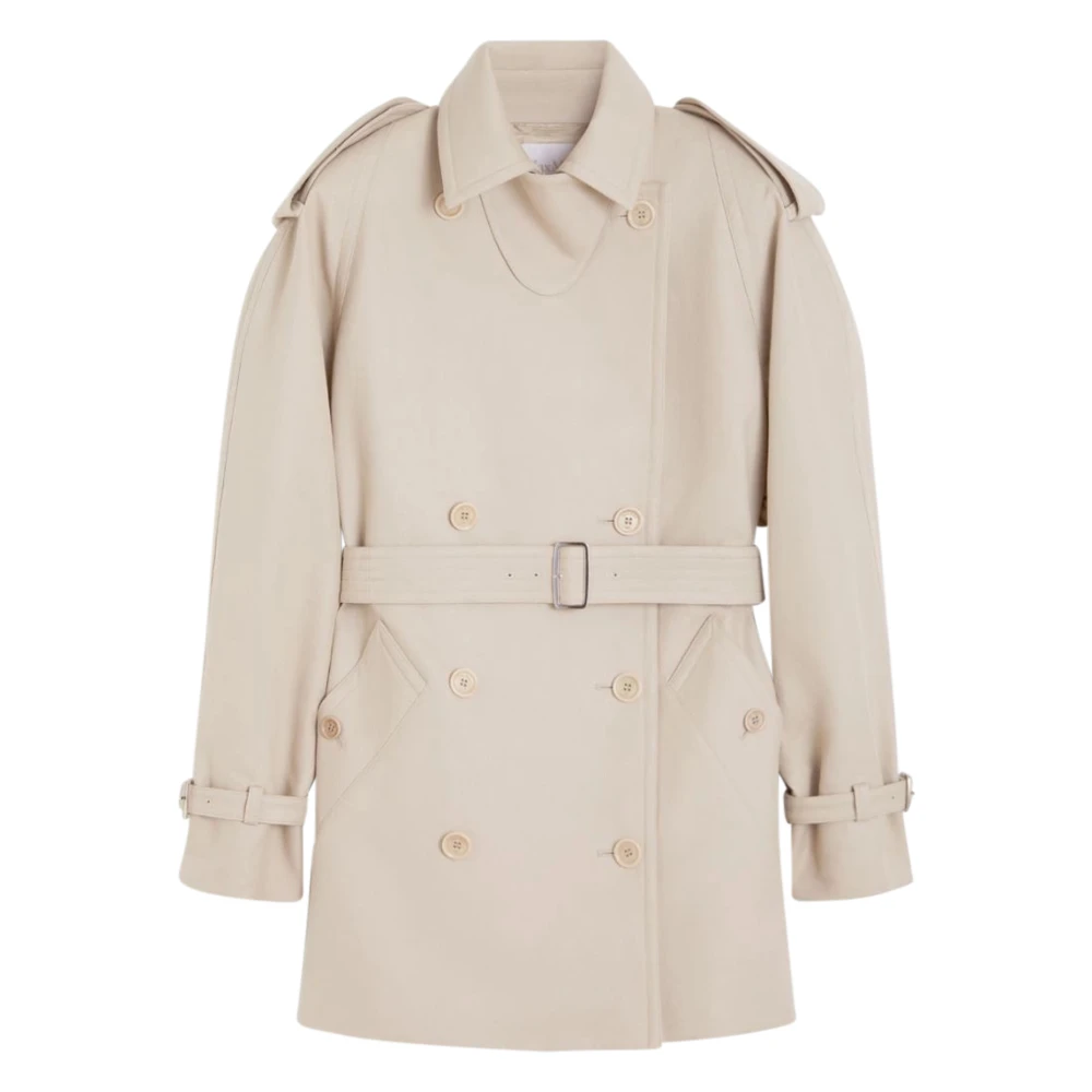 Max Mara Women's Beige Cacio Trench Coat - Trench Coats - Xs - Coats