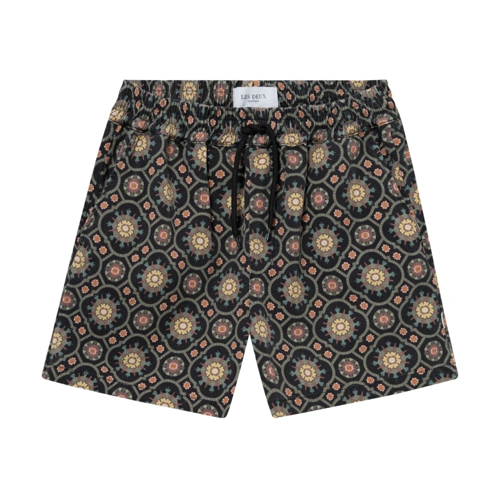 Les Deux Tapestry Casual Shorts Multicolor Heren