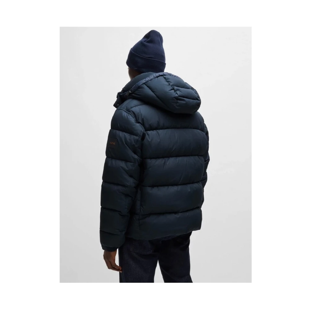 Hugo Boss Stijlvolle Jas voor Mannen Blue Heren