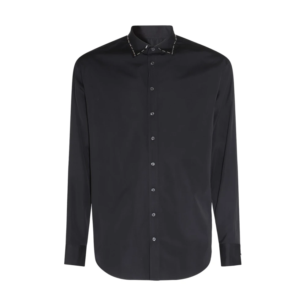 Dsquared2 Zwarte Formele Overhemd met Elegant Design Black Heren