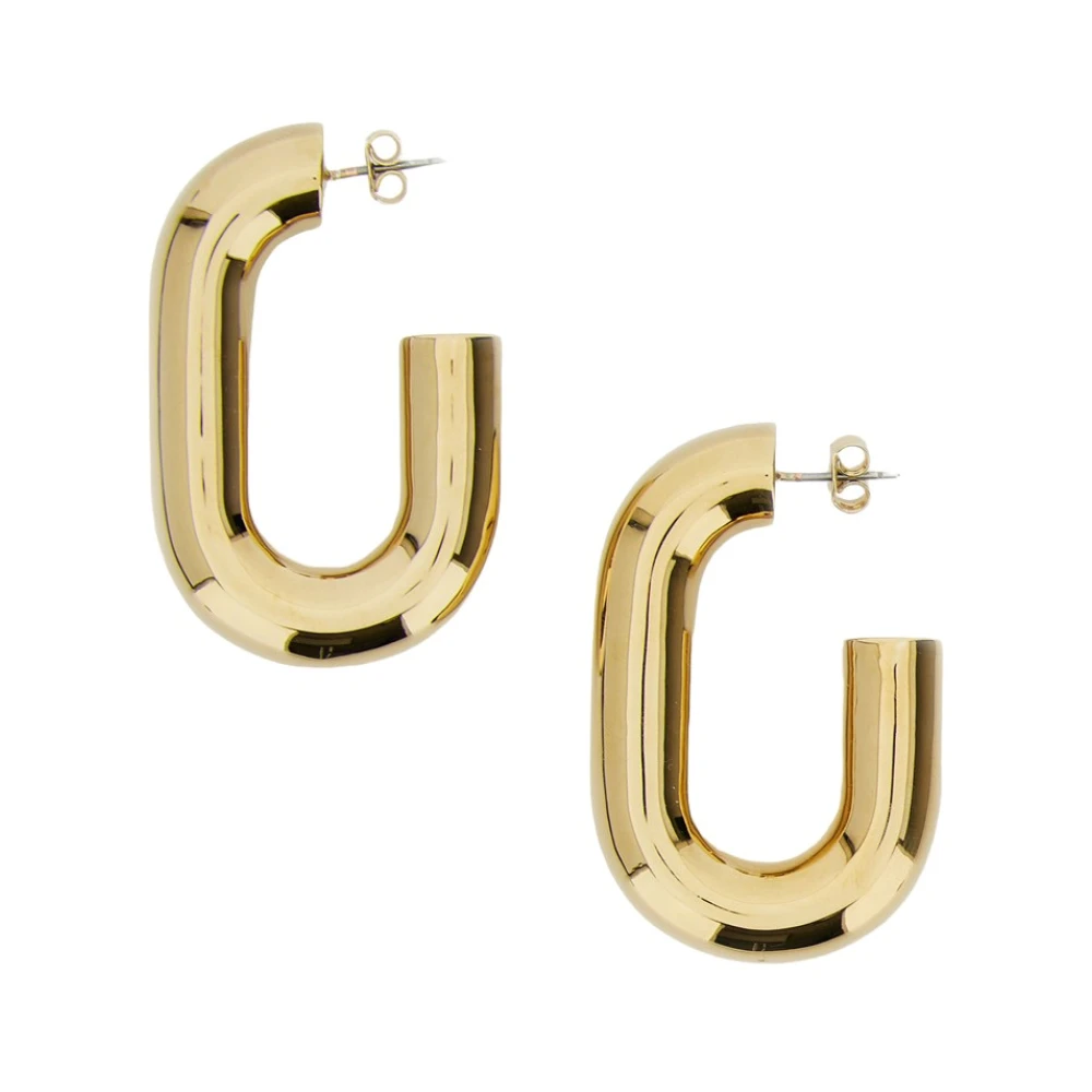 Rabanne Women's Yellow Xl Link Hoop Earrings