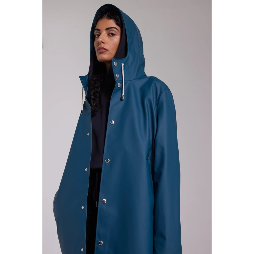 Stutterheim Ultra-Lichte Waterdichte Regenjas Blue Heren