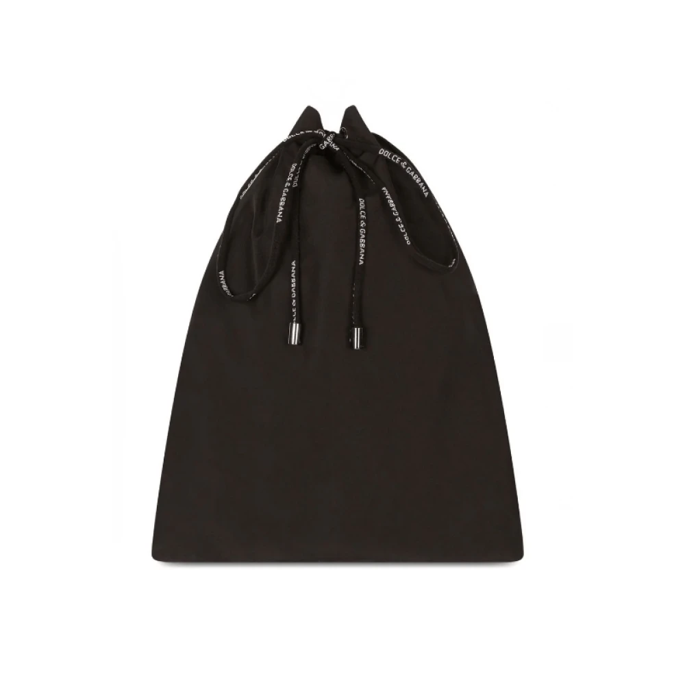 Dolce & Gabbana Wijde logo-taille zwemshorts Black Heren