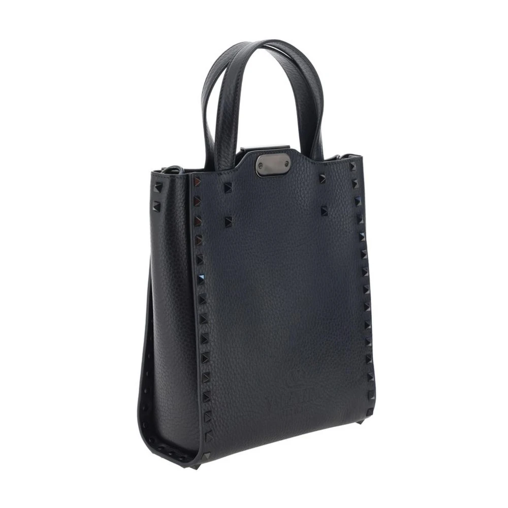 Valentino Garavani Studded Rockstud Handtas met Verstelbare Band Black Dames