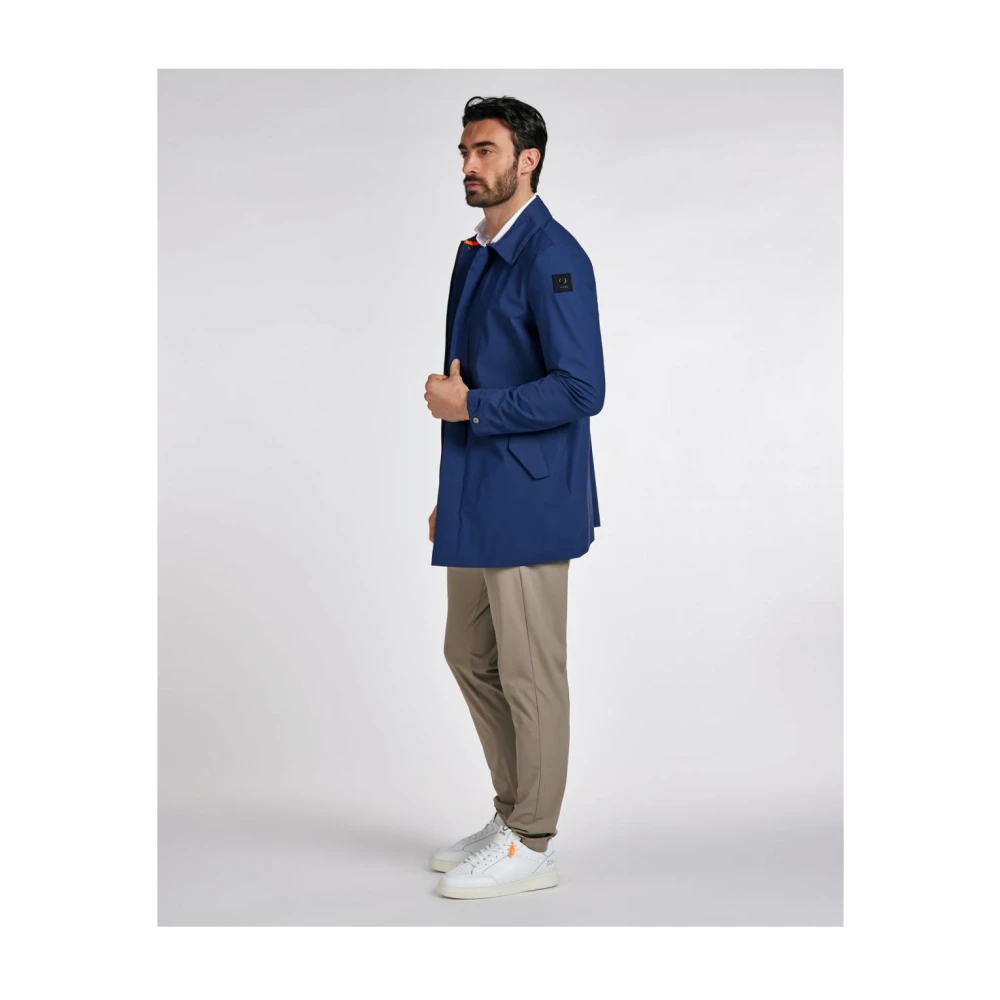 Suns Nylon Parka Jassen Blue Heren