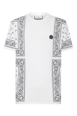 T-shirt Round Neck SS Paisley Bandana