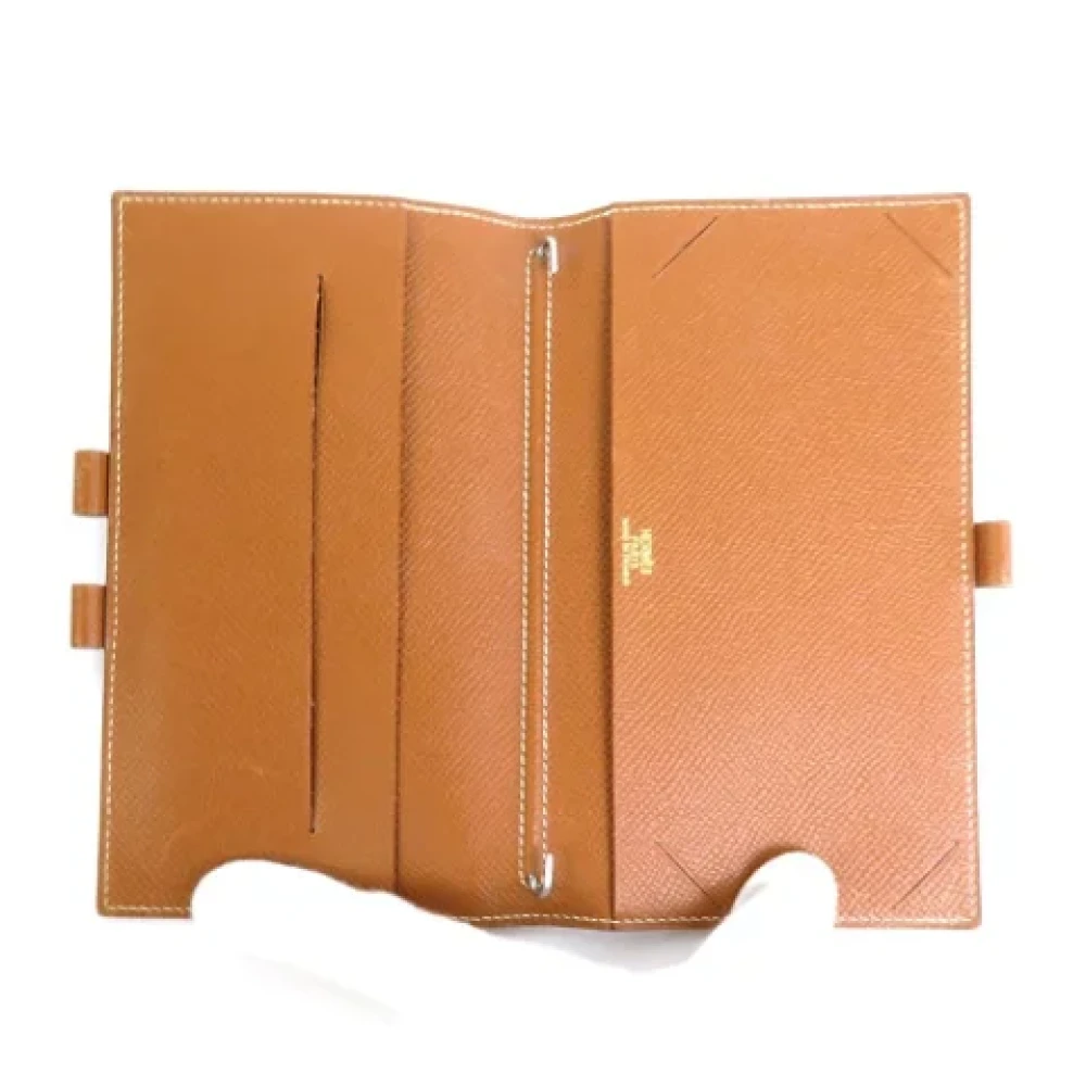 Hermès Vintage Pre-owned Leather home-office Brown Dames