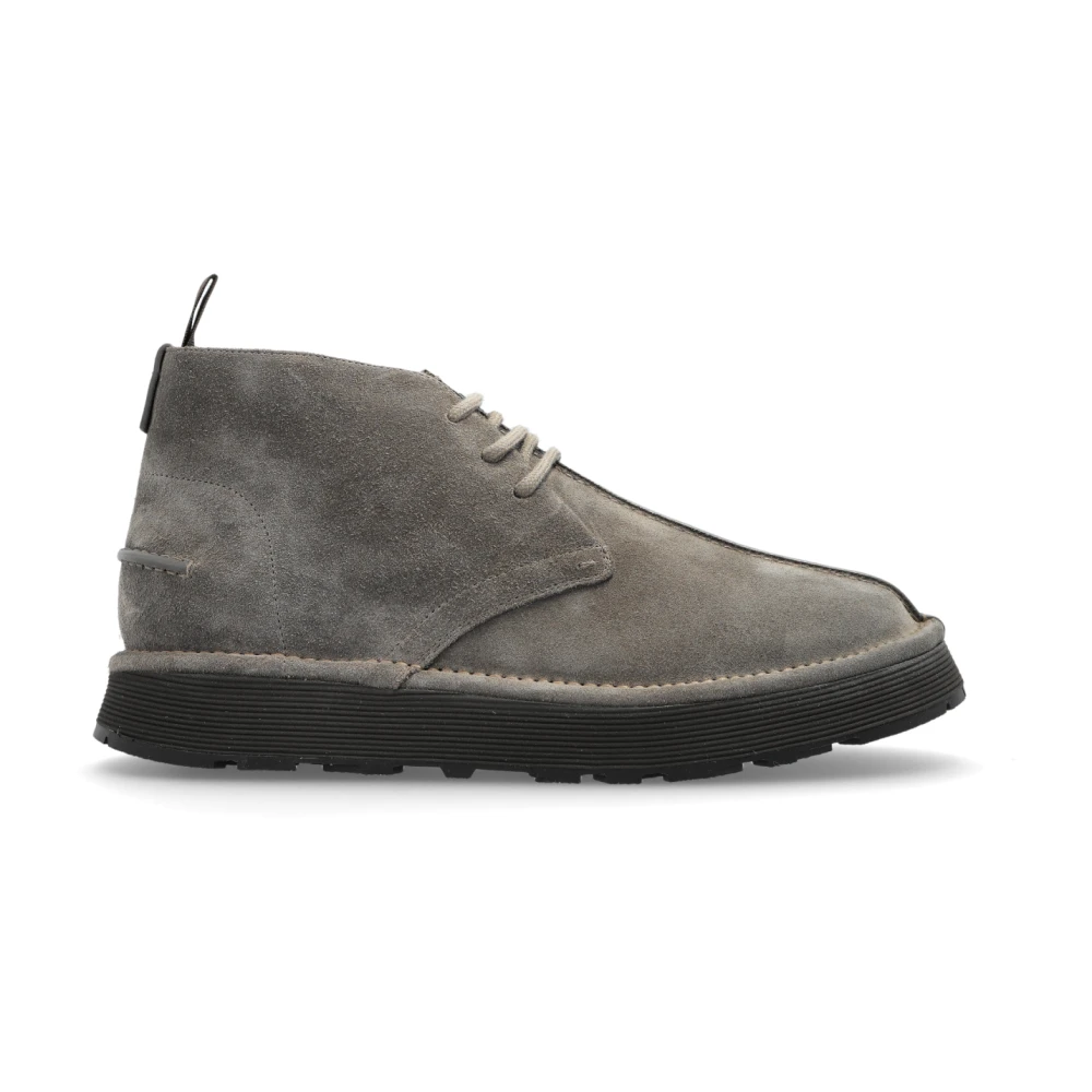 Giorgio Armani Hombre Gris - Botines De Ante - Shoes - 41 Eu