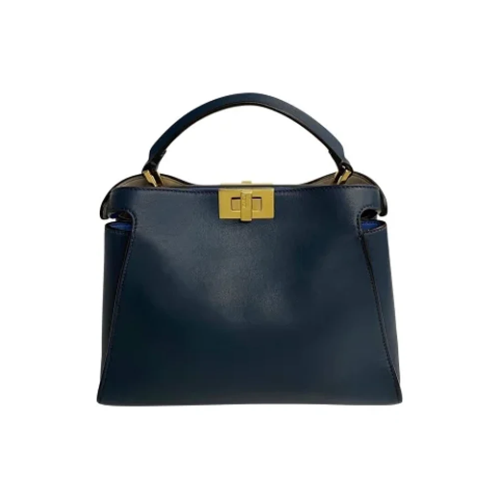 Fendi Vintage Pre-owned Fabric fendi-bags Blue Dames