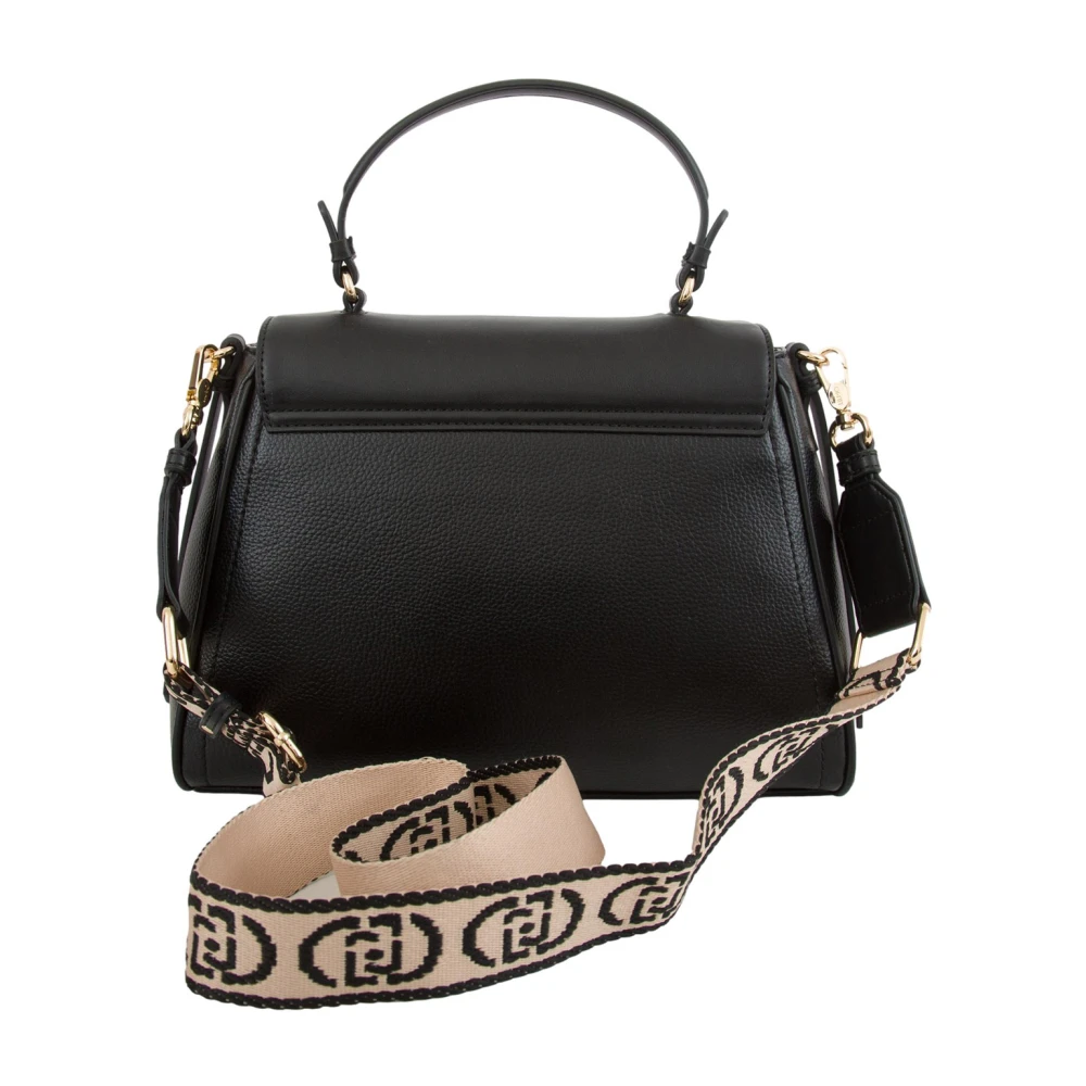 Liu Jo Zwarte Aktetas Elegante Stijl Black Dames