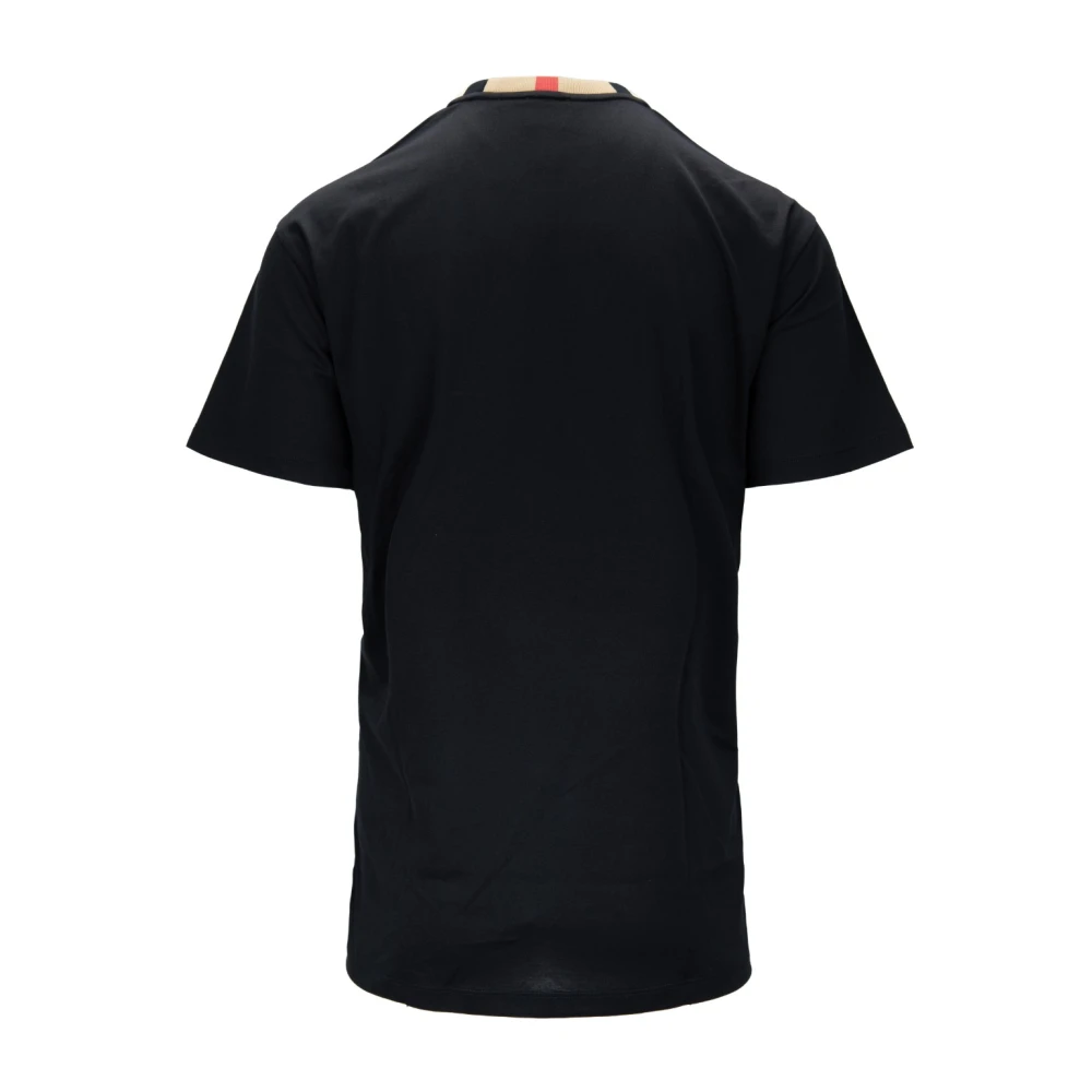 Burberry Heren Crew Neck Katoenen T-Shirt Black Heren