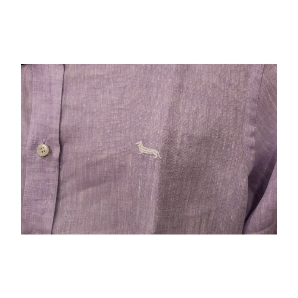 Harmont & Blaine Lange mouwen shirt Purple Heren