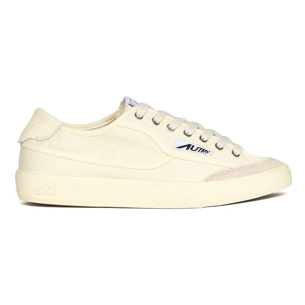 Autry Canvas en Suède Sneakers Heren Schoenen Wit
