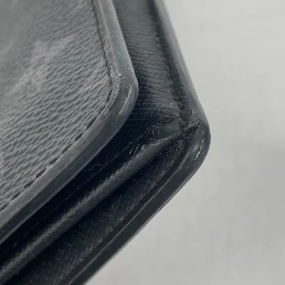 Louis Vuitton Vintage Pre-owned Canvas wallets Black Dames