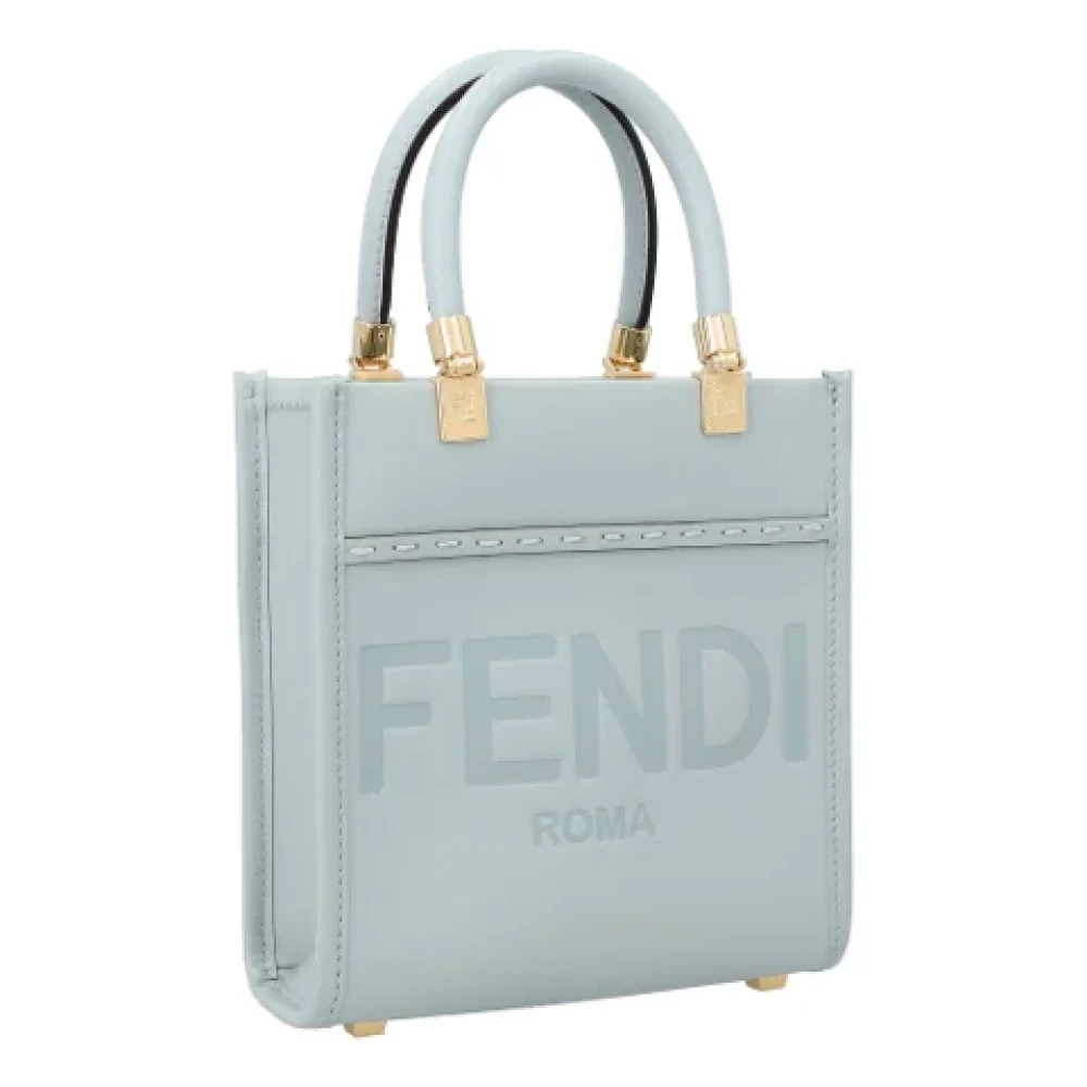 Fendi Leather crossbody-bags Blue Dames