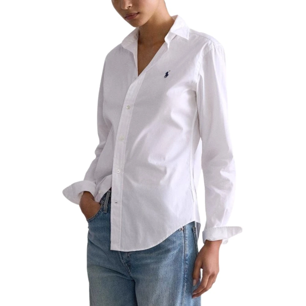 Ralph Lauren Donna Bianco Camicette S, New,