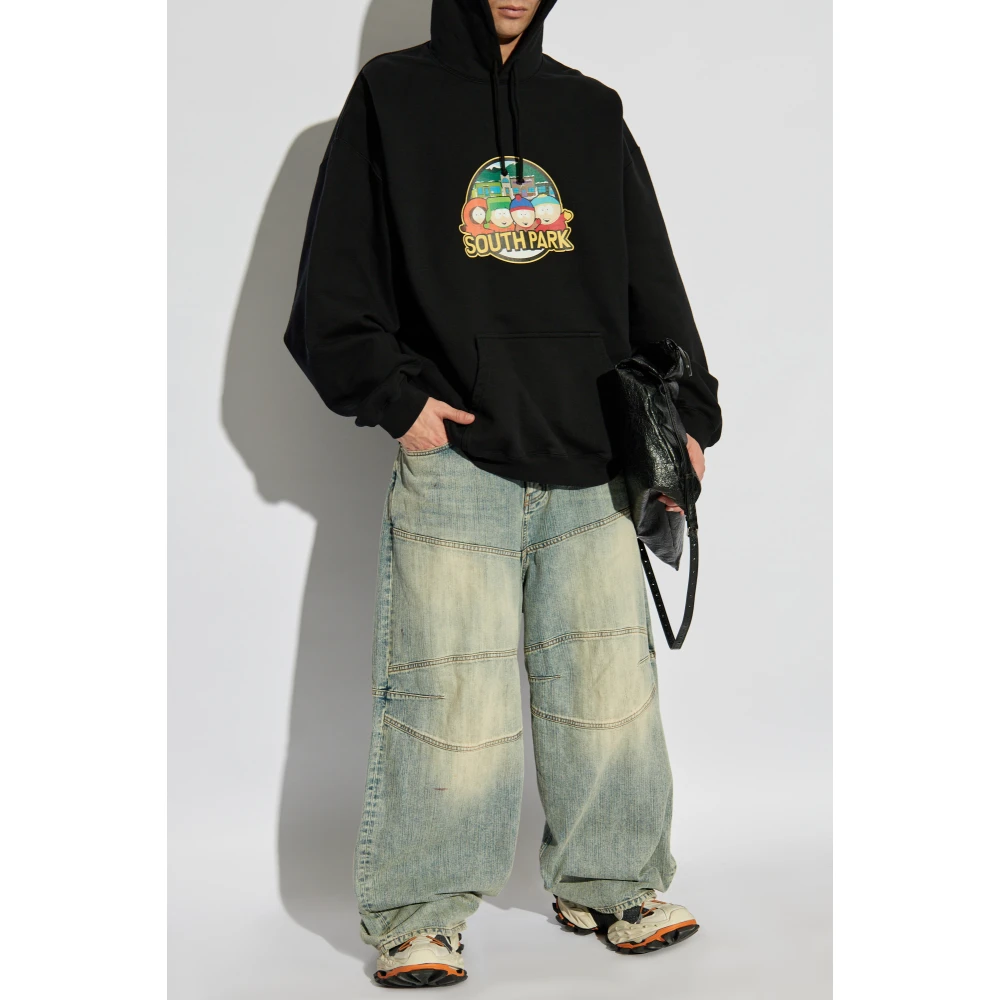 Vetements Hoodie Black Heren