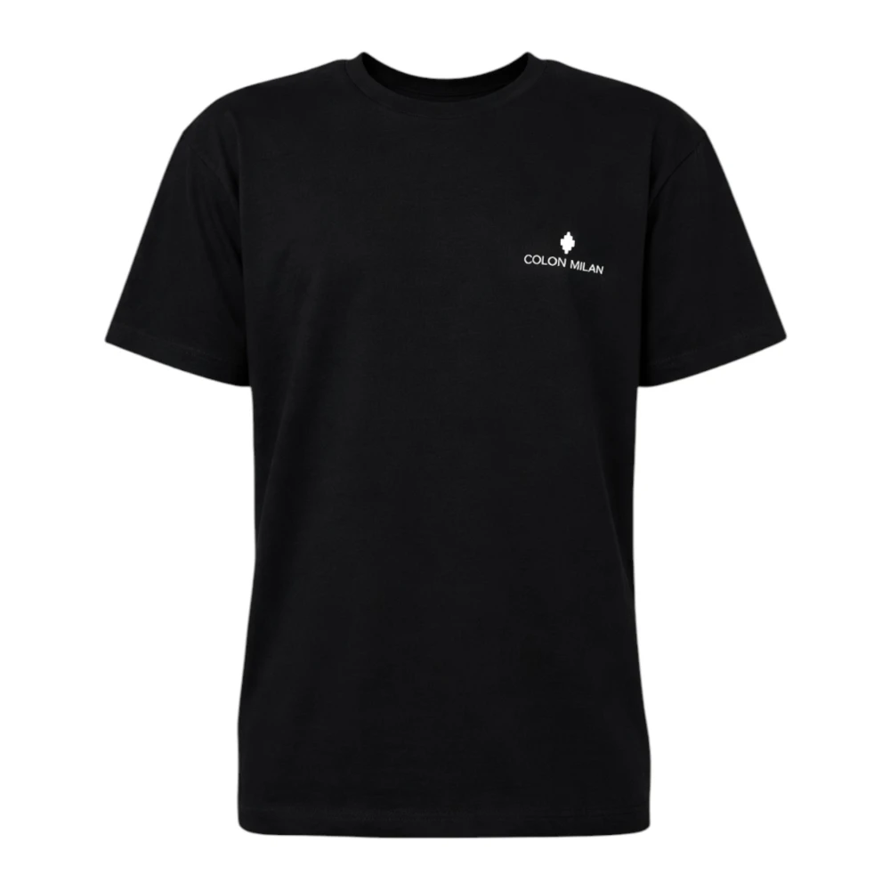 Marcelo Burlon Black T-Shirts, Male, S, S6cmmath095 T-Shirt