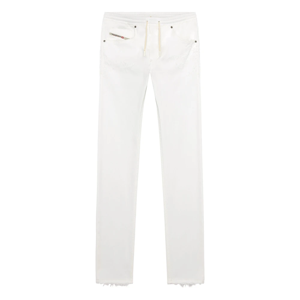 Diesel Tapered 2030 D-Krooley Joggjeans White Heren