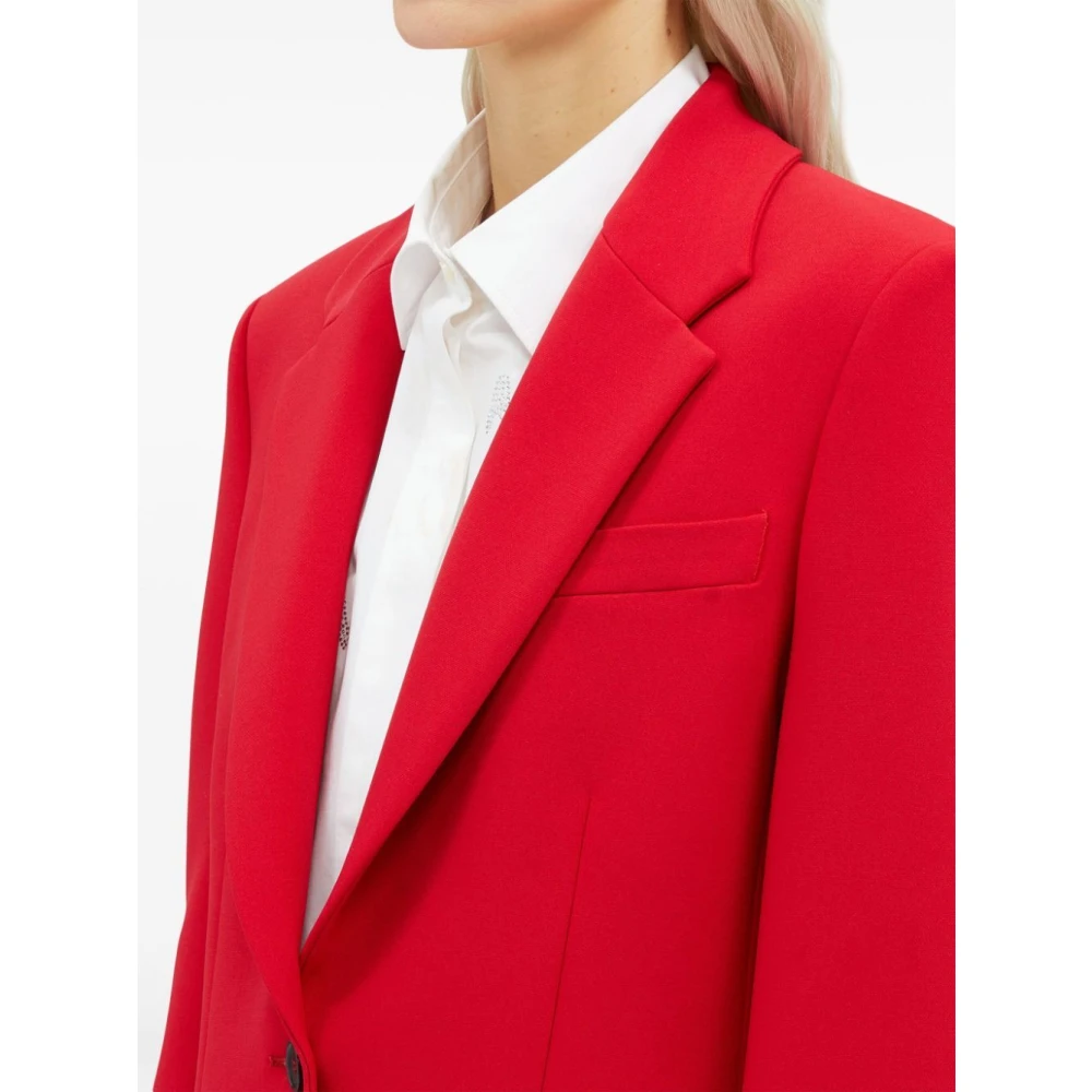 Msgm Stijlvolle Jas voor Alle Gelegenheden Red Dames