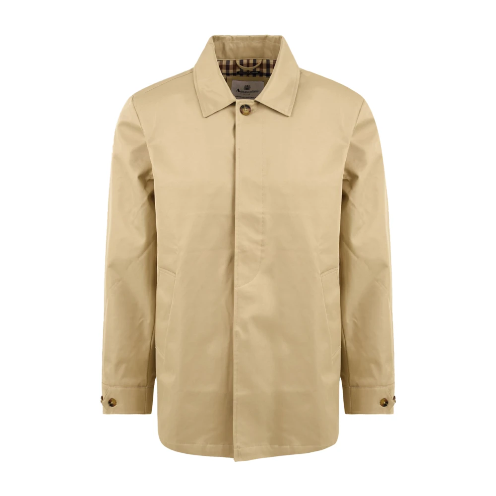 Aquascutum Beige Coats For Men - Male - Light Jackets - M - Jackets
